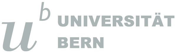 Bern University logo in grey.